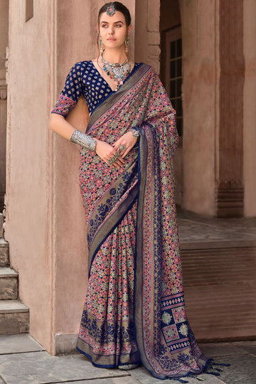 Multicolor Silk Printed Saree for Party